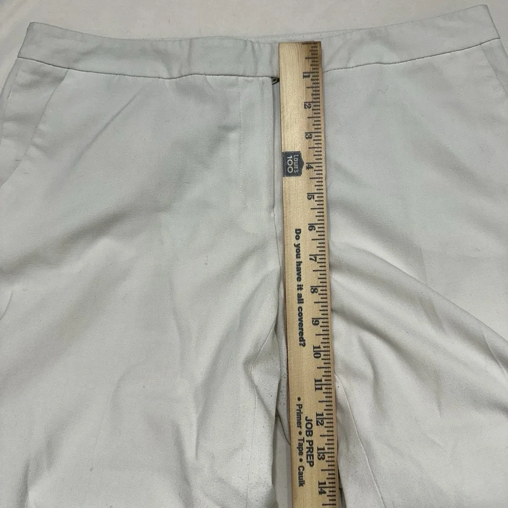 Calvin Klein Womens Ivory Dress Pants Lined‎ Career Suit Trousers